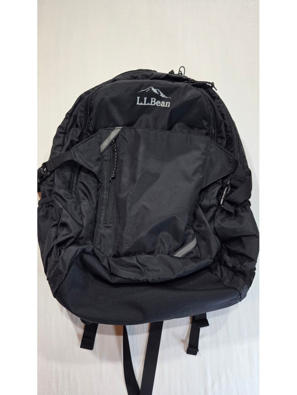 L.L.Bean Black Backpack with Multiple Compartments